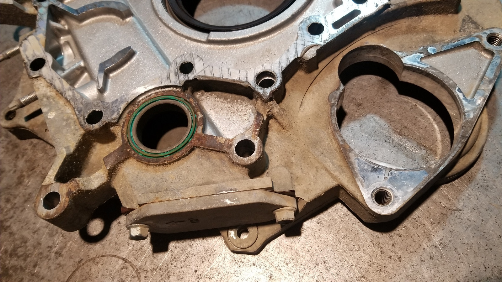12624931 2011-14 Chevy 6.6 LML Duramax Diesel MT AT Transmission Adapter Plate  - Picture 4 of 11