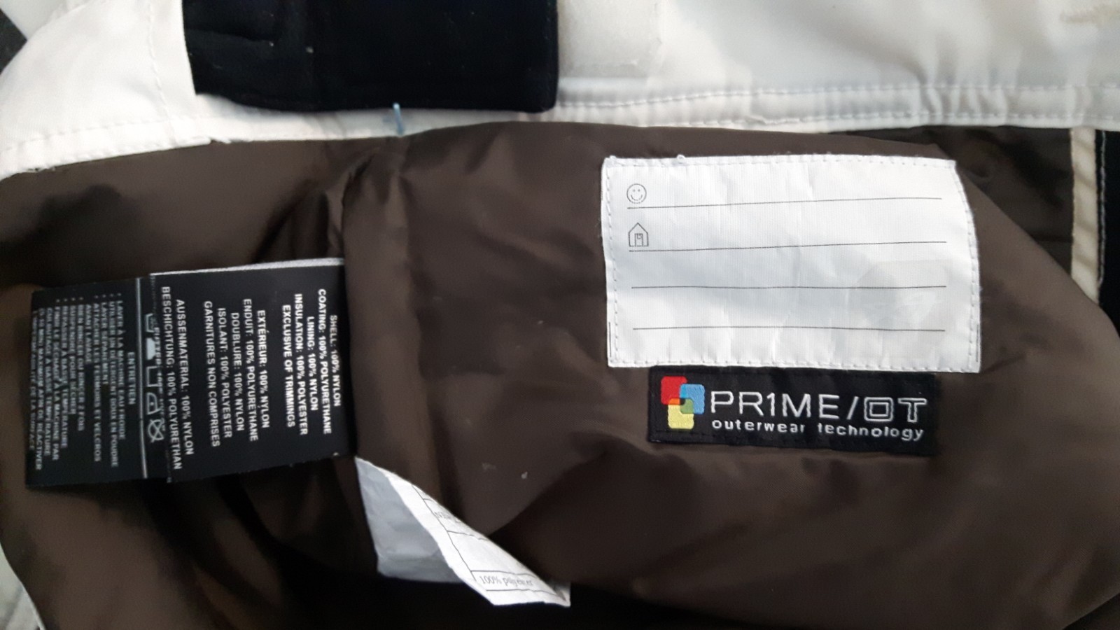 ORAGE PRIME OT YOUTH WHITE WINTER SNOWBOARD SKI PANTS SIZE 14 VGC!!