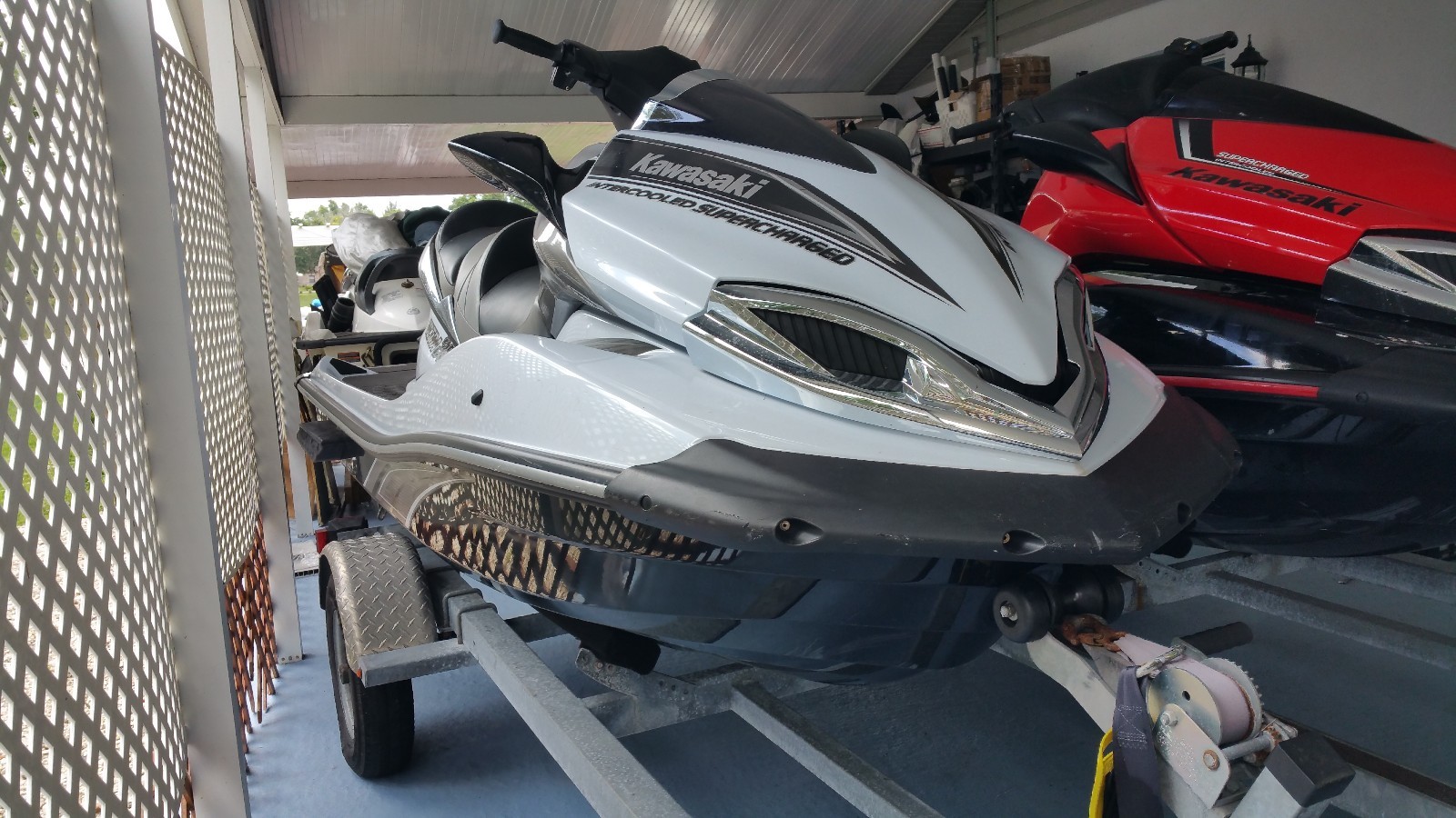 2012 KAWASAKI ULTRA 300X LX SUPERCHARGERED JET SKI PWC