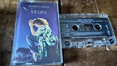 SIMPLY RED - STARS-  CASSETTE TAPE ALBUM 1991 SOMETHING GOT ME STARTED ETC