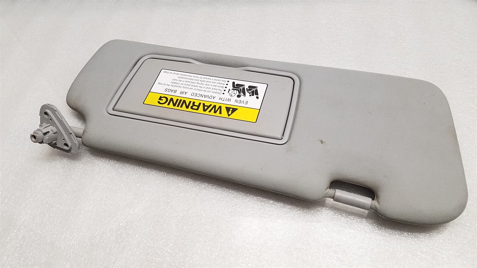 0911 HONDA CRV CRV oem RIGHT PASSENGER GRAY SUN VISOR GRAY CLOTH w