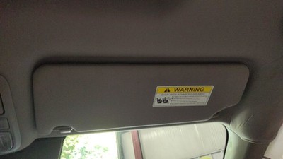 2016-2022 Honda Pilot RH Passenger Side Interior Sun Visor Gray-GR *Lighted*