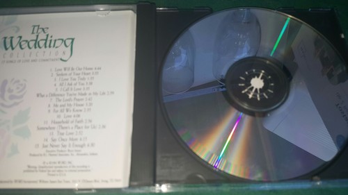 Wedding Bride & Groom Toasting Glass Clear Champagne Glasses 8'' / Wedding CD