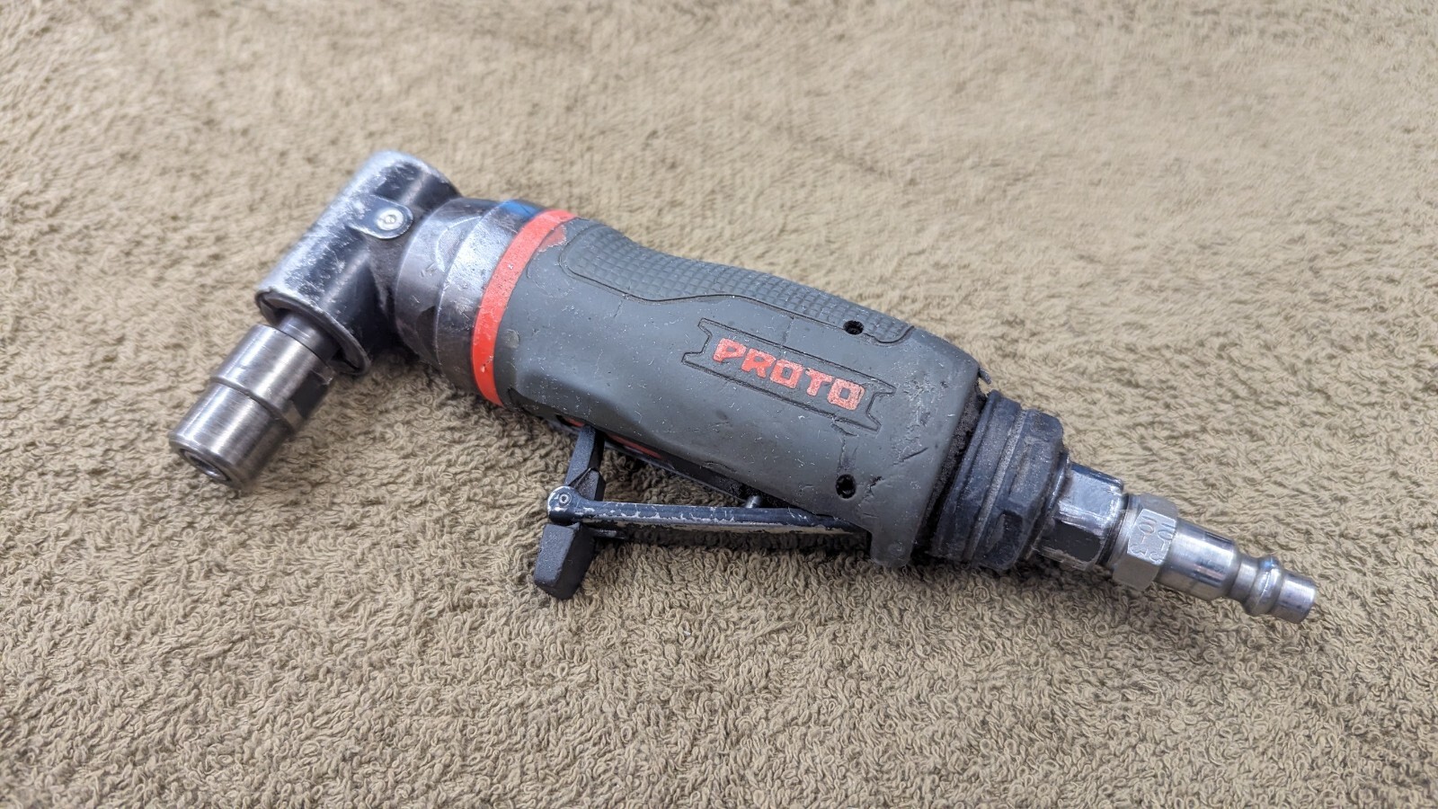 Proto 1/4" Die Grinder Air Right Angle 23000Rpm .3hp J325AGAH90 Pneumatic Tool