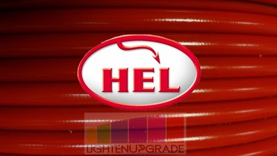 RED NTV650 Deauville 98-01 HEL BRAIDED BRAKE HOSE 2 LINE FRONT RACE SETUP