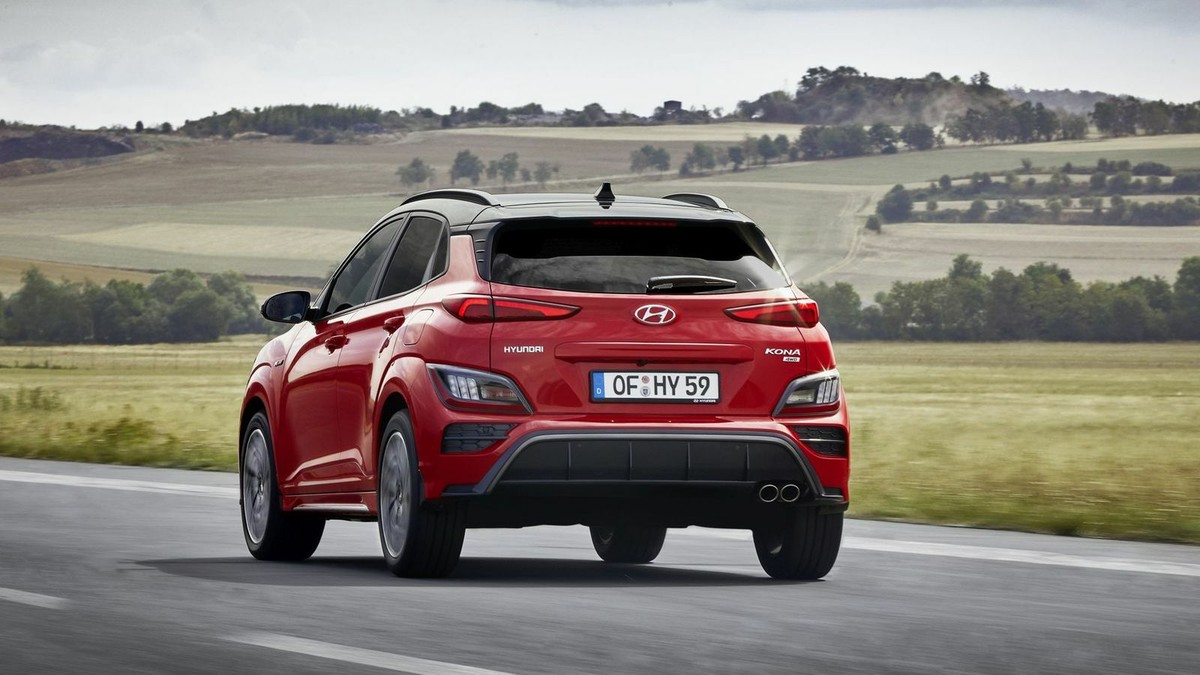 Hyundai Kona 2020 FL three-quarter rear view
