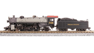 BROADWAY LIMITED 8011 N LIGHT PACIFIC 4-6-2 T&P 713 w/ GRAY PARAGON4 SOUND/DCC