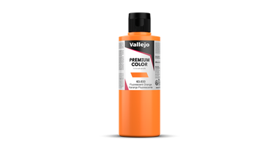 Peinture acrylique orange fluorescente 63033 200 ml de Vallejo pour aérographe
