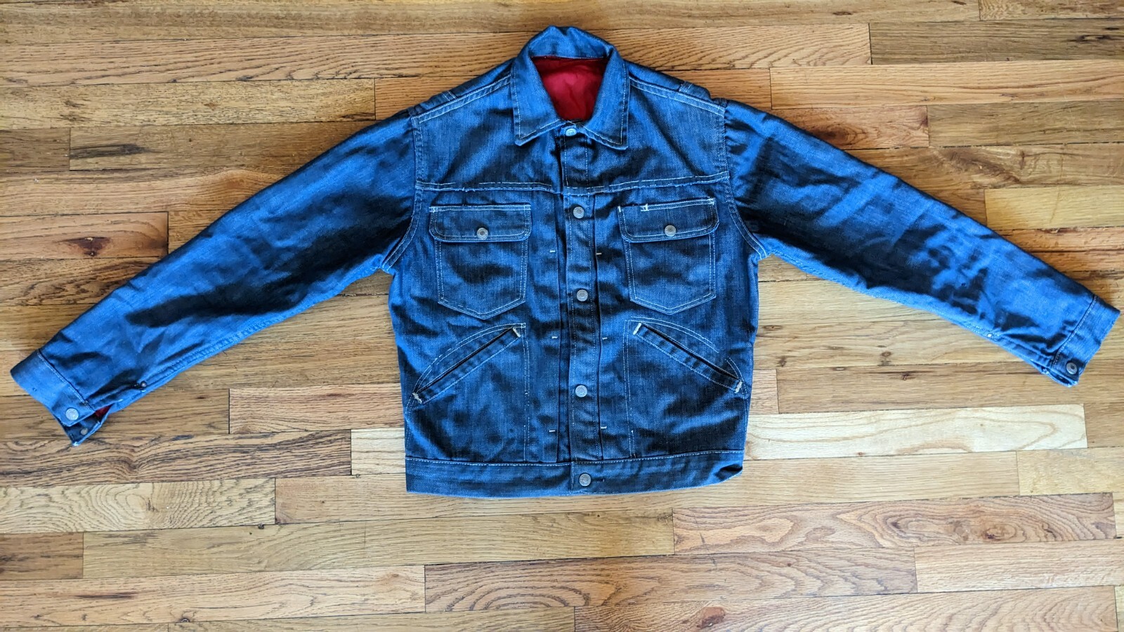 60~70s ranchcraftデニムジャケット jcpenny 古着 60s J.C Penney Ranchcraft 「2nd」 タイプ フロント