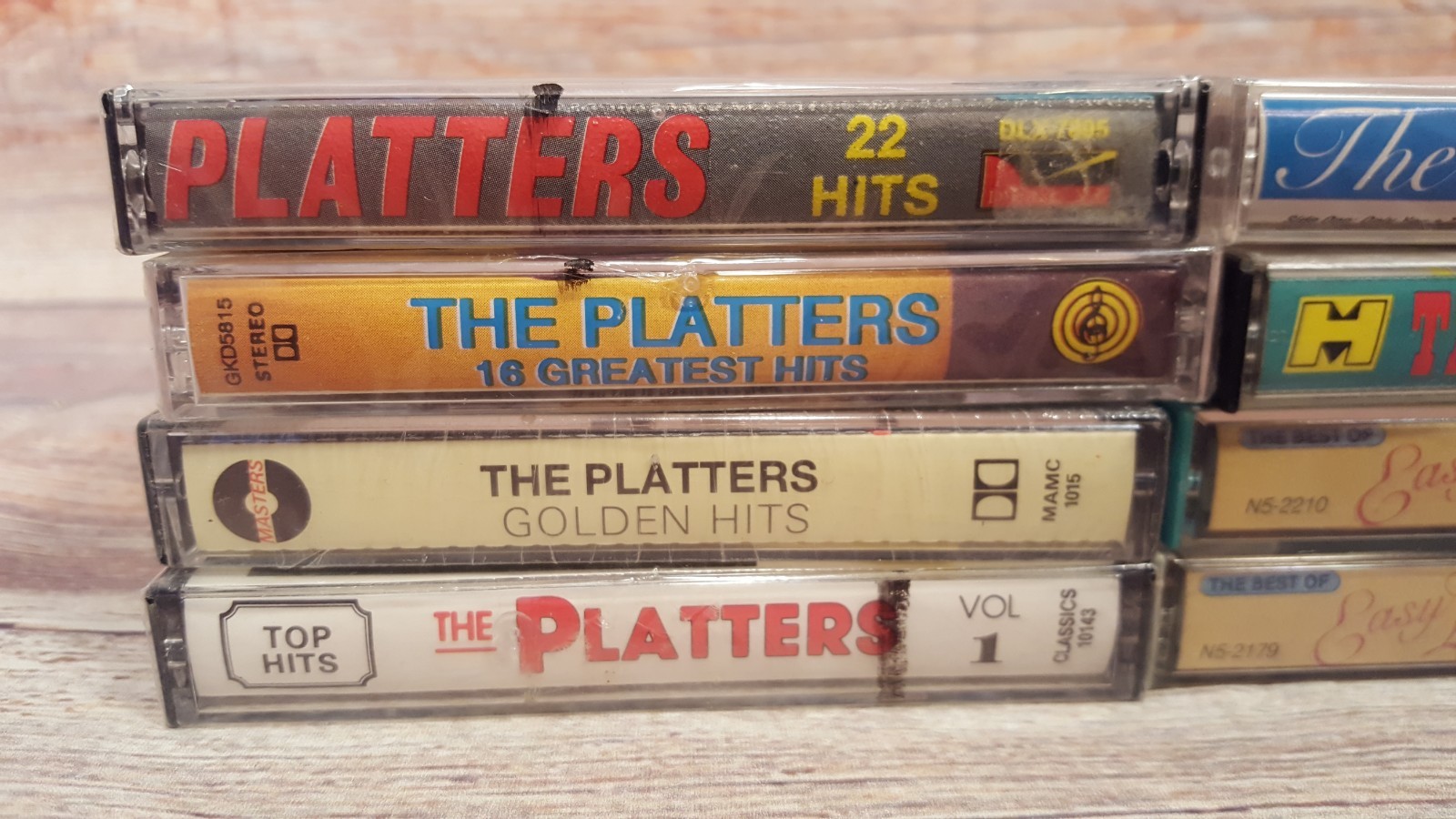 The Platters Cassette Tapes Mixed Lot Of 8 Greatest Hits Easy Listening