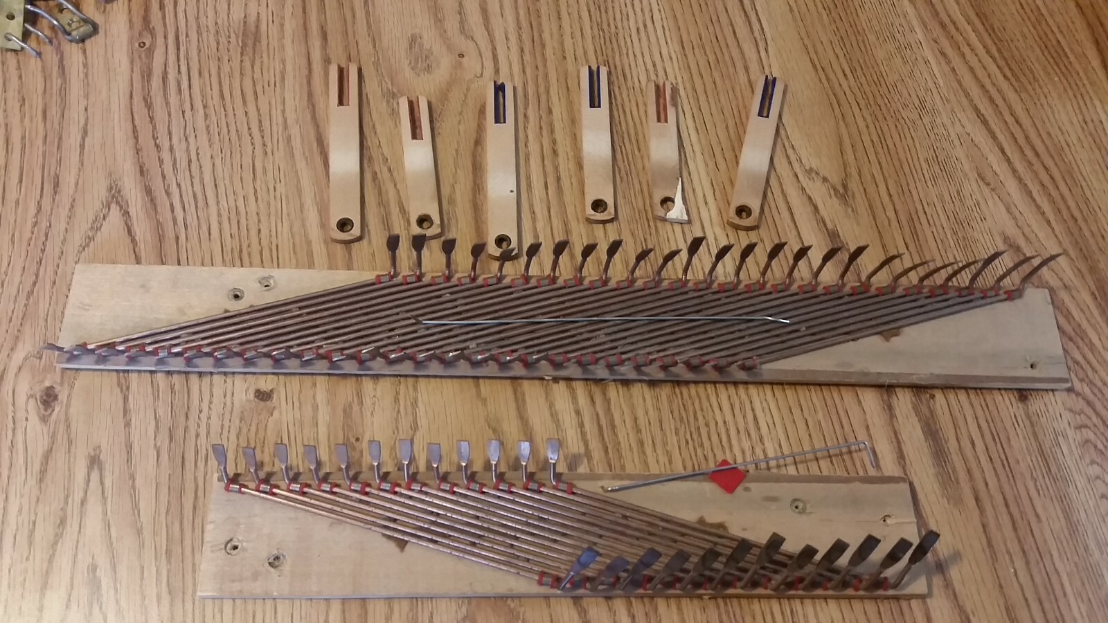 Estey Pump/Reed Organ --- Coupler Shutter Boards