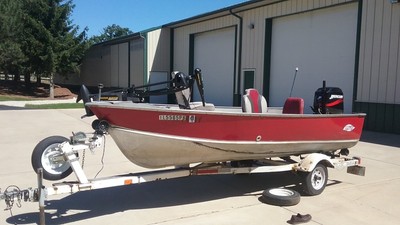 Restored 1985 Lund Pro Angler Deep V w_Trailer Complete - Ready to Fish