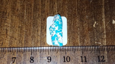 Villa Grove Turquoise Cabochon 100% Natural Blue with white matrix nugget 4.5 ct