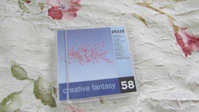 RARE Pfaff Emb Machine Card Creative Fantasy #58 RICHELIEU 7570 60, 2140 44 70