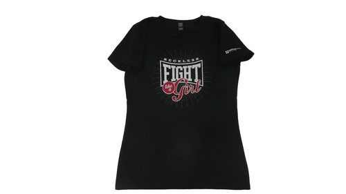 Fight Like a Girl T-Shirt in Black (Size S)