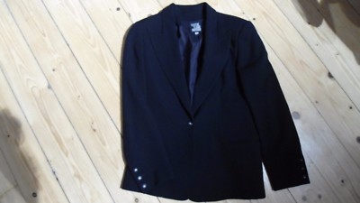 Luxus Designer Blazer State of Claude Montana Jacke schwarz Gr 38 it. 44 NEU