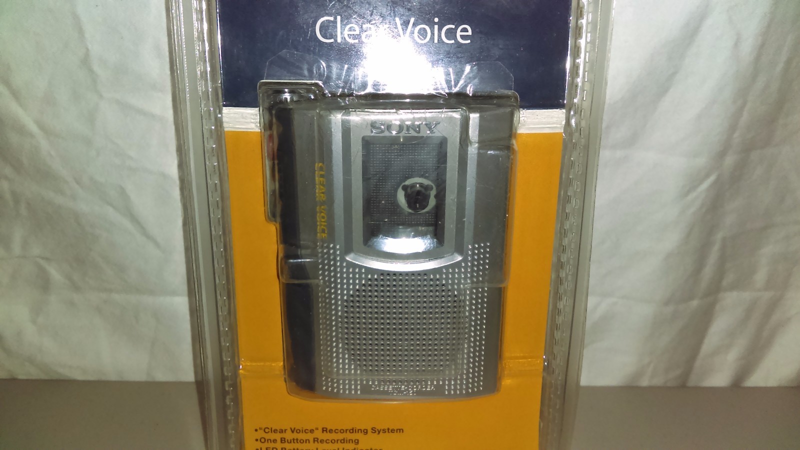 BRAND NEW FACTORY SEALED TCM-150 HANDHELD STANDARD CASSETTE SONY VOICE RECORDER