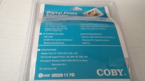 Coby Digital Photo Keychain Model # DPKEY