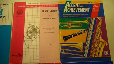 MUSIC FRENCH HORN Lot 6 Lesson Books CDs Instruction Solos Excellence Expression