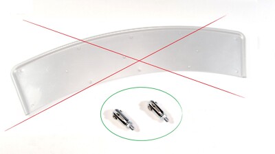 Halterungsschrauben für vorderes Nummernschild für BMW, NSU, DKW Motorräder