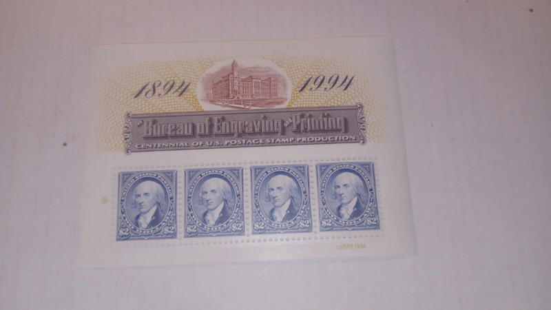 1994 Bureau Of Engraving And Printing - Scott 2875 - $2 Block Of 4