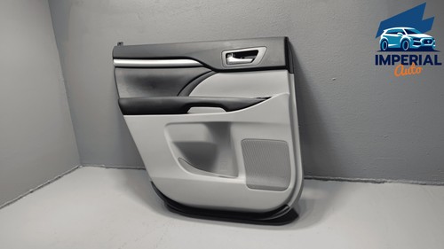 Toyota Highlander Rear Driver Side Interior Door Panel Trim Cover OEM 2017-2019