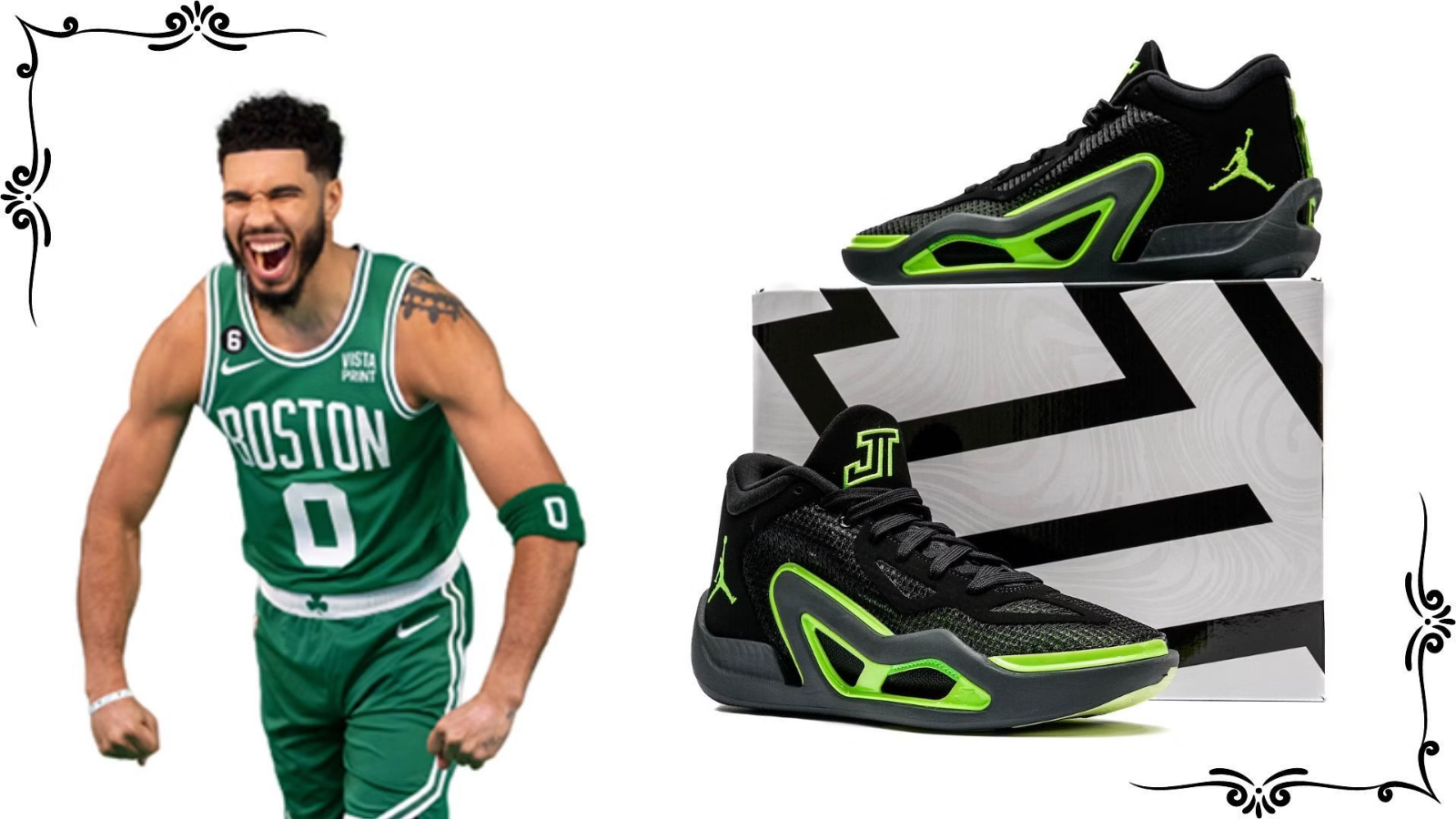 Nike Air Jordan Tatum 1 I Black/Green Strike DZ3324-003 Men