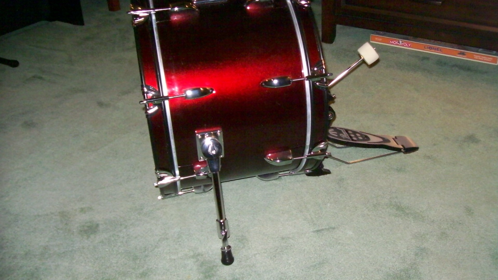Pearl Roadshow Bass Drum, wine red
