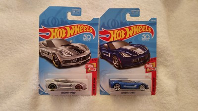 Hot Wheels 2018 Kmart Excl THEN /& NOW Corvette C7 Z06 Silver 8//10 B1
