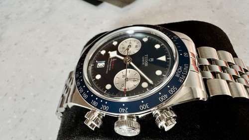 Pre-owned Tudor Black Bay Chronograph Boutique Blue Dial Brand