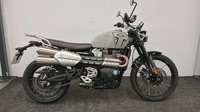 TRIUMPH SCRAMBLER 1200 X ** LOW MILES - RADIATOR COVER - DIGITAL DISPALY ** 