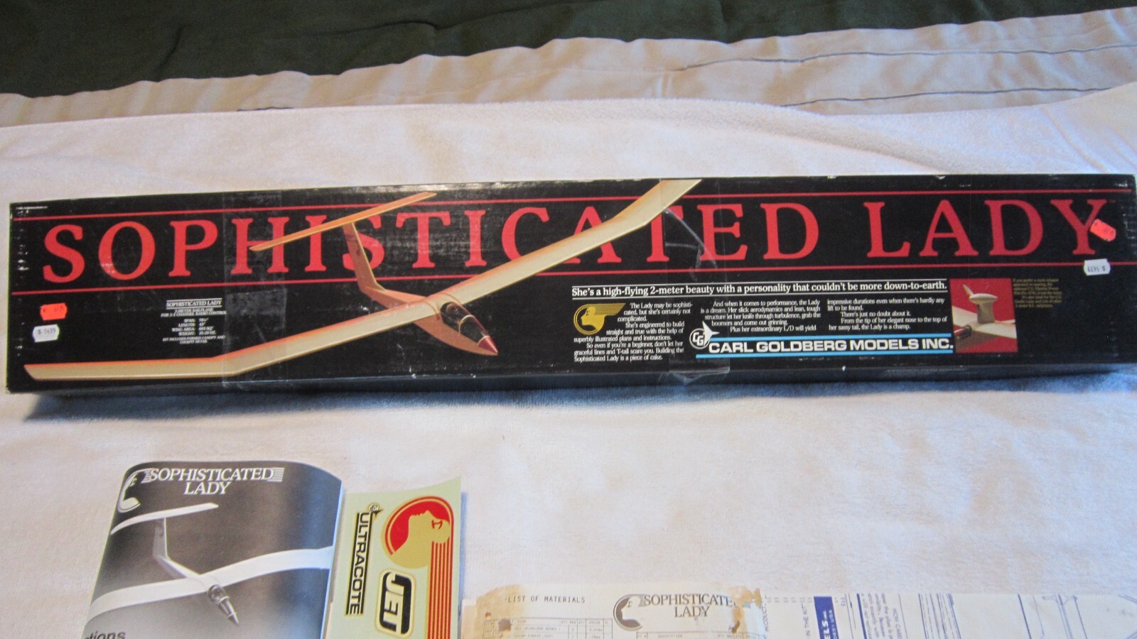 U/C飛行機　リトル　ウイザード　Carl GoldBerg Models社製 Carl Goldberg Model Airplane Plans (UC): Li'l Jumpin' Bean