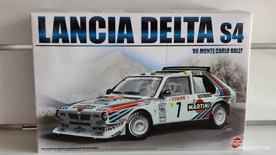 LANCIA DELTA S4 1986 MARTINI MONTECARLO RALLY MODELLINO KIT AUTO 1/24 NUNU 24030