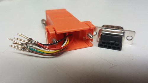 DB9 to RJ45 Adapter. Pin your own!