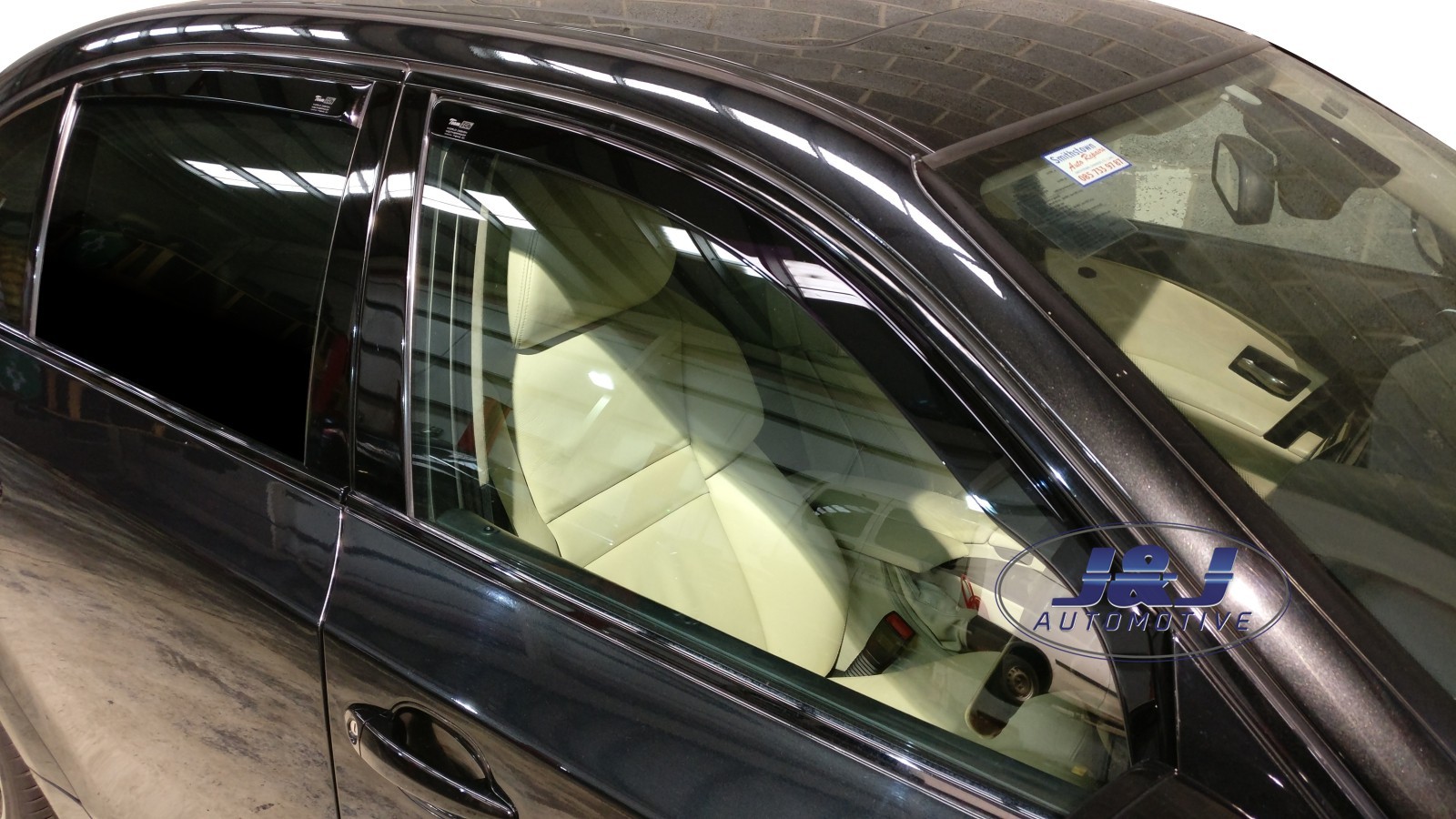 Wind Deflectors BMW 5 E60 Saloon 4doors 20042010 4pc HEKO Tinted New