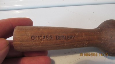 Vintage Wood Handle Chicago Sharpening Hone