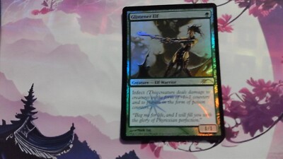 MTG [FOIL] Glistener Elf {Promos: FNM} - NM/LP