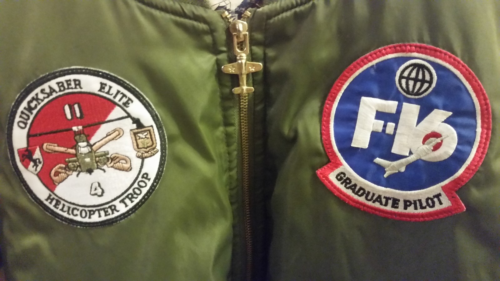 Up and Away USAF MA-1 Junior Flight Jacket F-16
