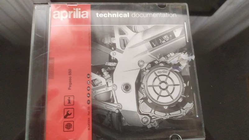 Manuel Documentation Techn  Cd Aprilia 650 Pegaso En FranÃ§Ais Anglai Italie Espa