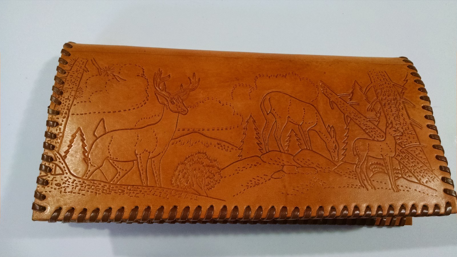 Oil Field Leather Pipe Tally Book Cover 8.75