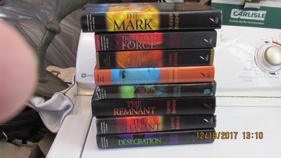 8 Lahaye Books The Mark,Desecration,Remnant,Harvest,Rising,Trib force,Left Behin