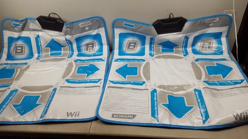 Konami Dance Revolution Nintendo Wii Controller mat Pads Lot of 2