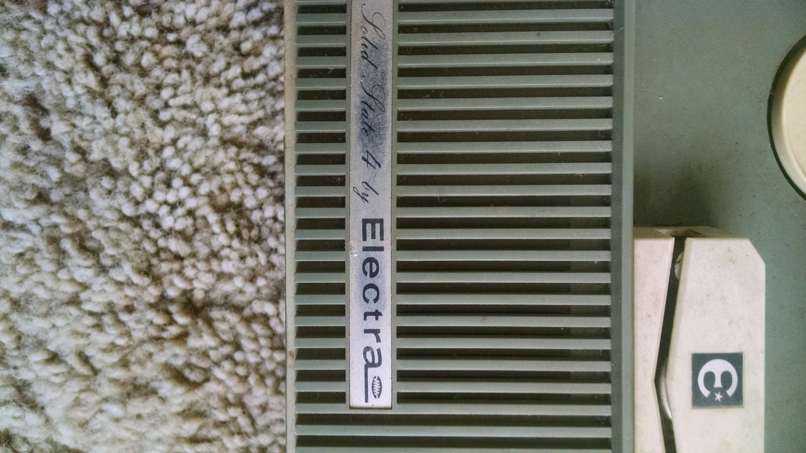 Vintage Electra portable reel to reel tape recorder