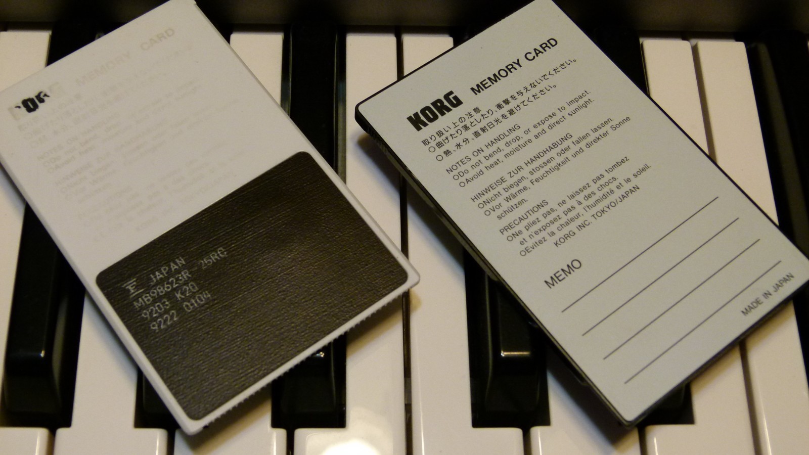 Korg 01W XPC Dance card set! Awesome and in good condition!
