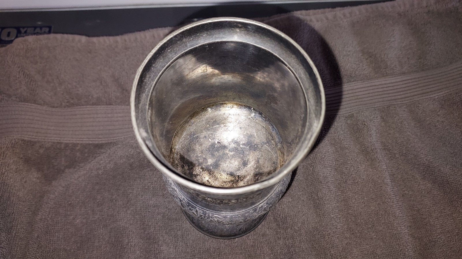 7 x 3  inches high silver plate trophy, loving cup, trophies