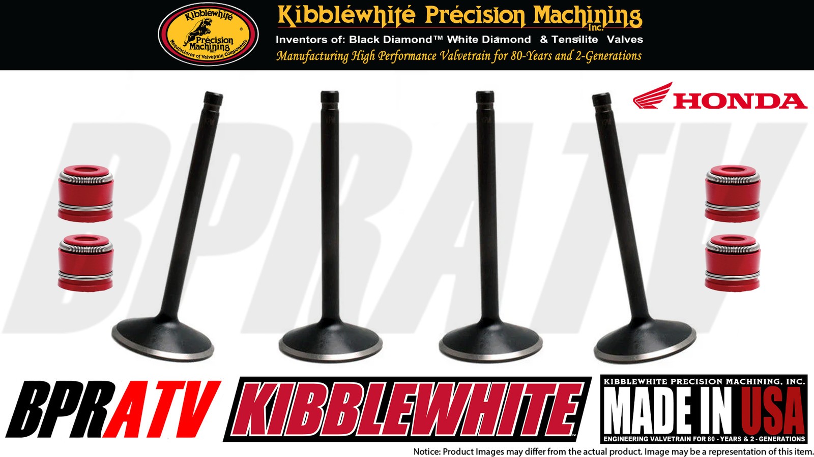 19-24 Honda CRF250RX CRF 250RX Kibblewhite Intake Valves Exhaust Valves KP Seals