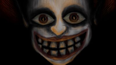 Anime Creepy Jeff The Killer  Gaming Mat Desk 1571