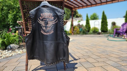 トップス vintage Harley Davidson fringe vest Harley Davidson Leather Vest Southwestern | eBay