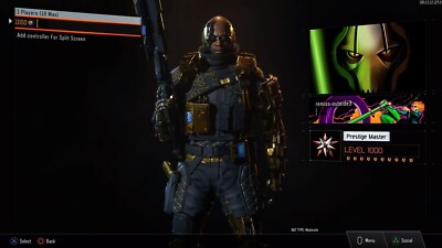 BO3 RARE Invisible Name+Modded Camos/Classes+5x Round Robin AND MORE! PS4/5