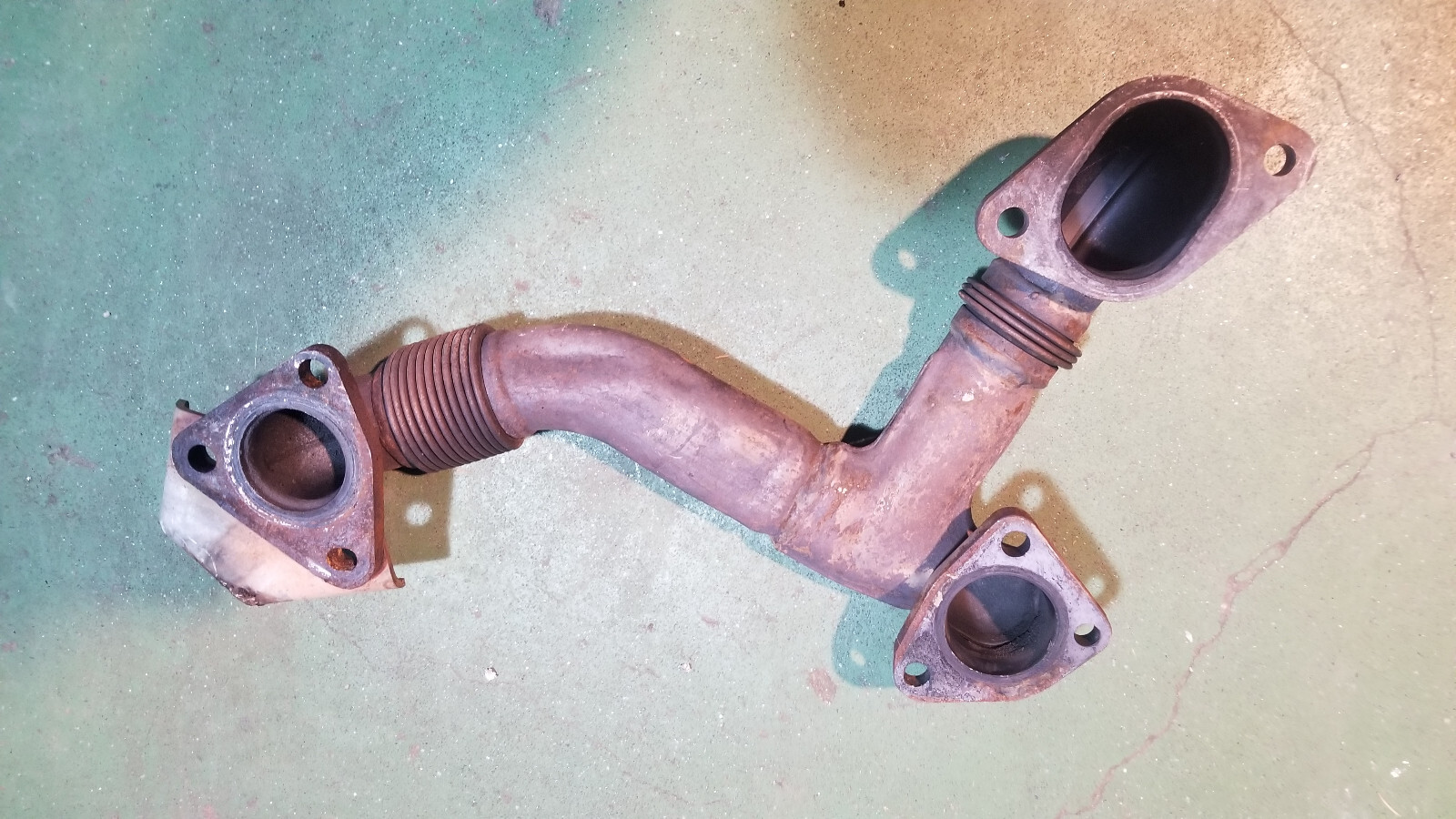 98066018 2008-2010 GMC 6.6 DURAMAX LMM DIESEL EXHAUST EGR PIPE  - Picture 5 of 5